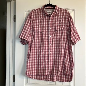 Simms Pearl Snap Fishing Shirt - XL Red